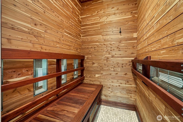 991 Lakeview St, Bellingham, WA 98229 - sauna / steam room featuring wooden walls