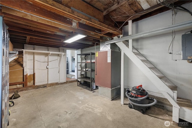 5140 Johnson Point Rd NE, Olympia, WA 98516 - unfinished basement featuring electric panel