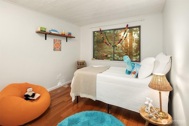 6687 NE Bayview Blvd, Bainbridge Island, WA 98110 - bedroom with wood finished floors