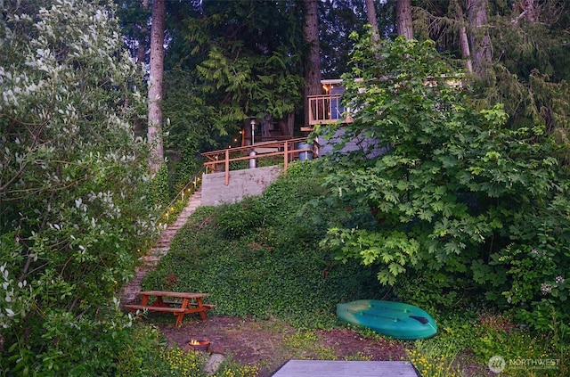 1205 Summit Lake Shore Rd NW, Olympia, WA 98502 - view of yard