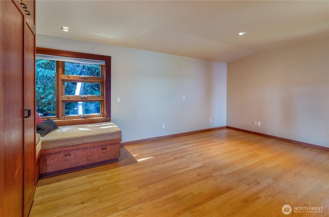 9913 Point View St NE, Olympia, WA 98516 - empty room featuring light wood finished floors and recessed lighting