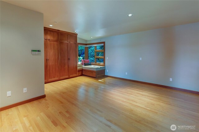 9913 Point View St NE, Olympia, WA 98516 - spare room featuring light wood-style flooring and recessed lighting