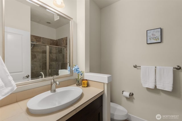 3414 SE 223rd Ave, Sammamish, WA 98075 - bathroom with vanity and tiled shower