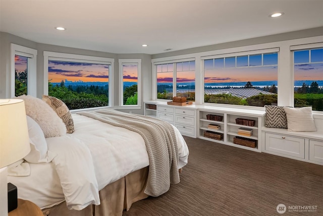 9620 NE 28th St, Clyde Hill, WA 98004 - carpeted bedroom with recessed lighting