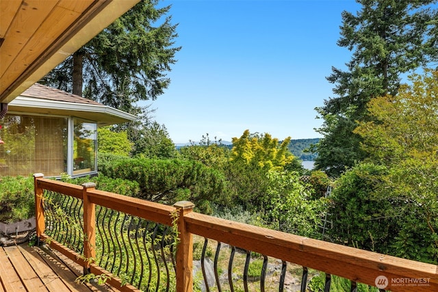 3912 NE 127th St, Seattle, WA 98125 - view of wooden deck