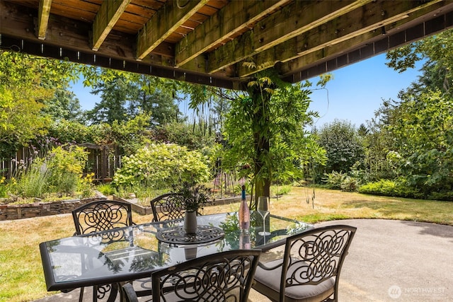 3912 NE 127th St, Seattle, WA 98125 - view of patio / terrace with outdoor dining area