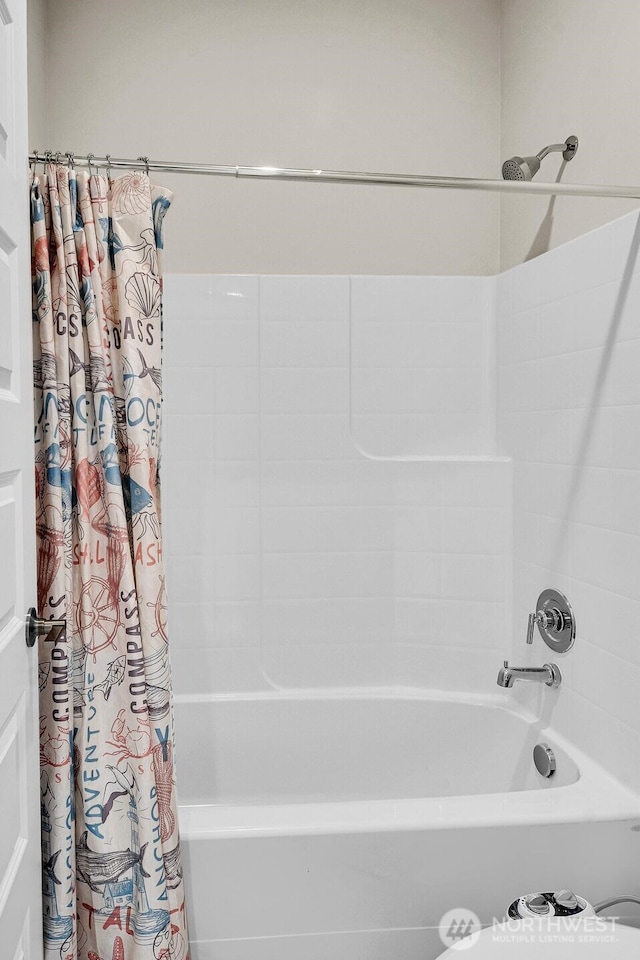 3941 233rd St SE, Bothell, WA 98021 - full bathroom featuring shower / bath combination with curtain
