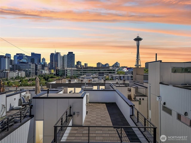 805 Taylor Ave N Unit D, Seattle, WA 98109 - balcony with a view of skyline