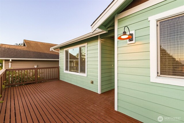 5983 Honeycutt Ct, Ferndale, WA 98248 - view of wooden deck