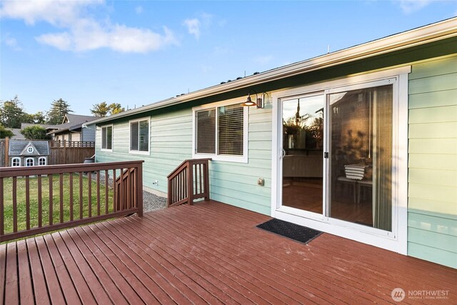 5983 Honeycutt Ct, Ferndale, WA 98248 - view of wooden deck