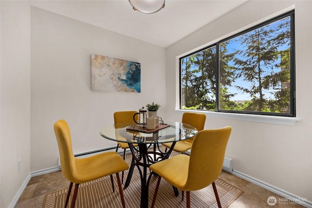 13573 Linden Ave N Unit 302, Seattle, WA 98133 - dining area featuring baseboards