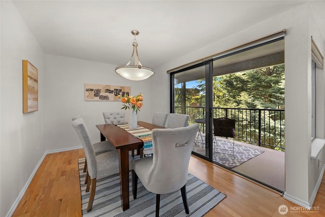 13573 Linden Ave N Unit 302, Seattle, WA 98133 - dining area featuring plenty of natural light and light wood-style flooring