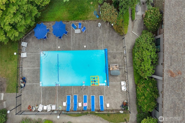 13573 Linden Ave N Unit 302, Seattle, WA 98133 - drone / aerial view