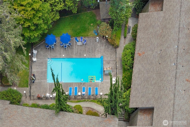 13573 Linden Ave N Unit 302, Seattle, WA 98133 - bird's eye view