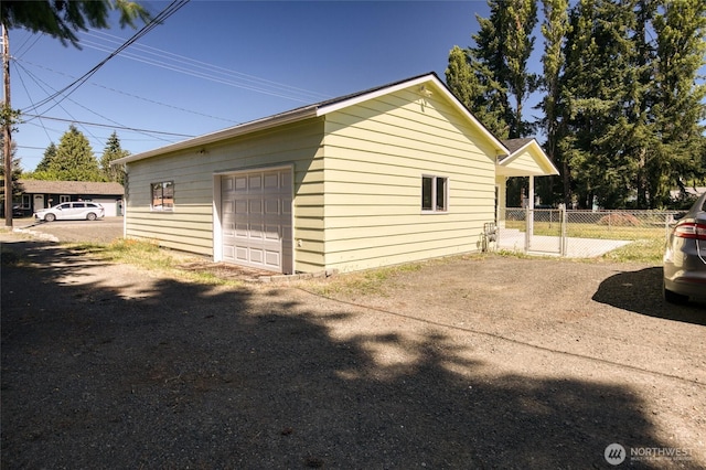 408 N 11th St, Elma, WA 98541 - detached garage featuring driveway