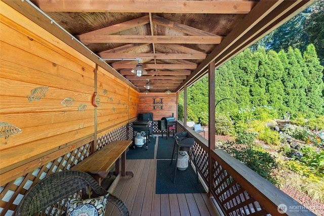17310 Palatine Ave N, Shoreline, WA 98133 - view of wooden terrace