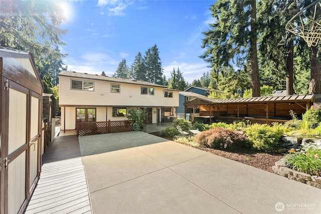 17310 Palatine Ave N, Shoreline, WA 98133 - view of front of home with a patio