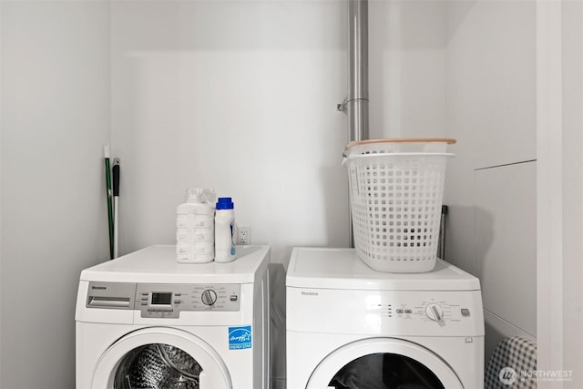 1808 Minor Ave Unit 3105, Seattle, WA 98101 - laundry area with washing machine and dryer