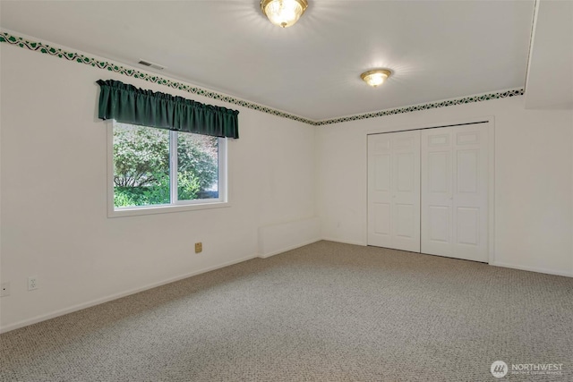 7332 156th St SE, Snohomish, WA 98296 - unfurnished bedroom featuring carpet floors and a closet