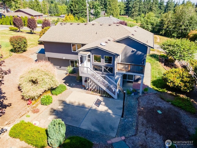 7332 156th St SE, Snohomish, WA 98296 - aerial view of property and surrounding area