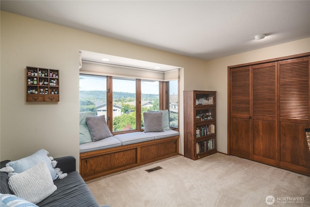 14785 Channel Dr, La Conner, WA 98257 - sitting room featuring light colored carpet