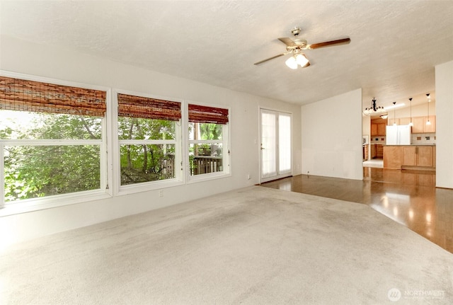 1106 29th St SE, Auburn, WA 98002 - unfurnished living room featuring ceiling fan