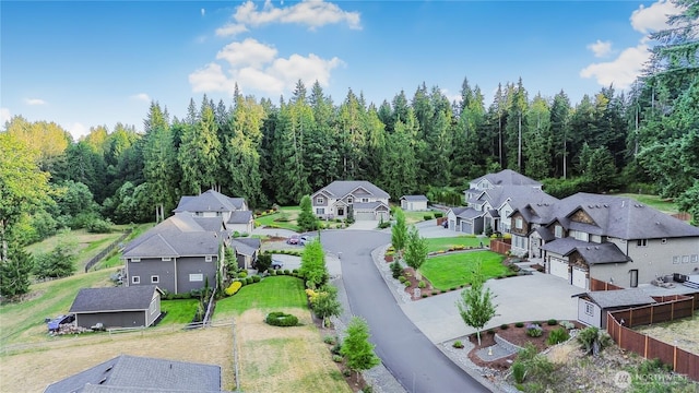 24130 145th Ave SE, Snohomish, WA 98296 - aerial view of residential area featuring a heavily wooded area