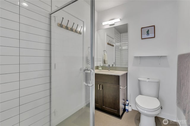 8537 22nd Pl NE, Seattle, WA 98115 - bathroom featuring a stall shower and vanity