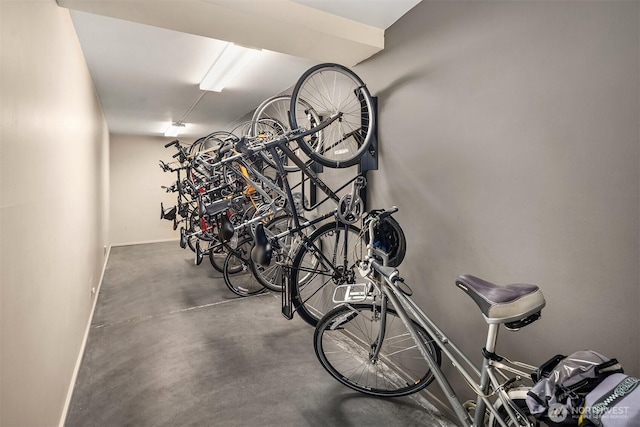 8005 Sand Point Way NE Unit A52, Seattle, WA 98115 - garage with bike storage and baseboards