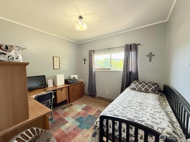 15 S Heise Rd, Elma, WA 98541 - bedroom with an office area and ornamental molding