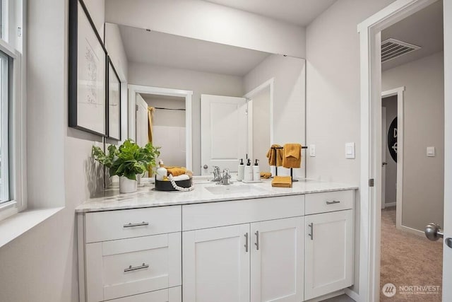1713 Noble Ave Unit 76, Snohomish, WA 98290 - bathroom with vanity and baseboards