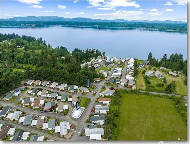 4805 Cushman Rd NE Unit 115, Olympia, WA 98506 - aerial overview of property's location featuring a water and mountain view