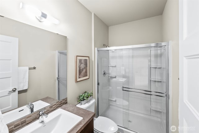 605 26th Avenue Ct, Milton, WA 98354 - bathroom with vanity and a stall shower