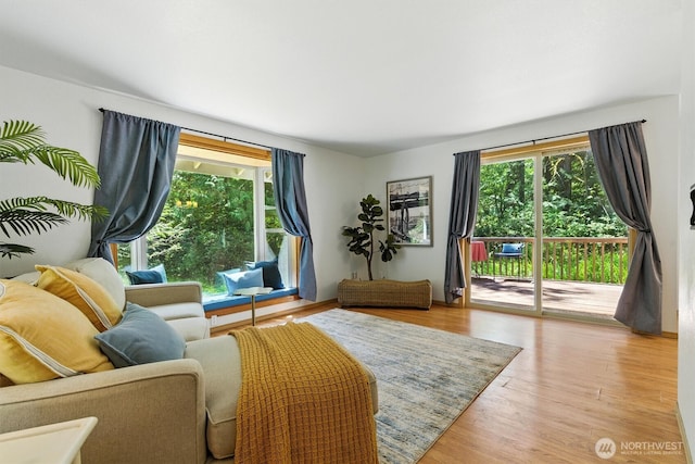 127 E Barnacle Blvd, Shelton, WA 98584 - living room with wood finished floors