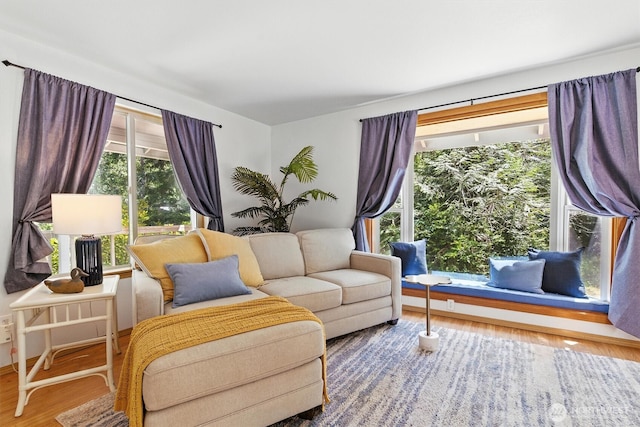 127 E Barnacle Blvd, Shelton, WA 98584 - living area featuring wood finished floors