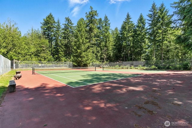 127 E Barnacle Blvd, Shelton, WA 98584 - view of tennis court with community basketball court