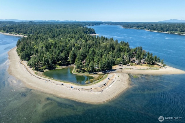 127 E Barnacle Blvd, Shelton, WA 98584 - aerial view of a water and mountain view