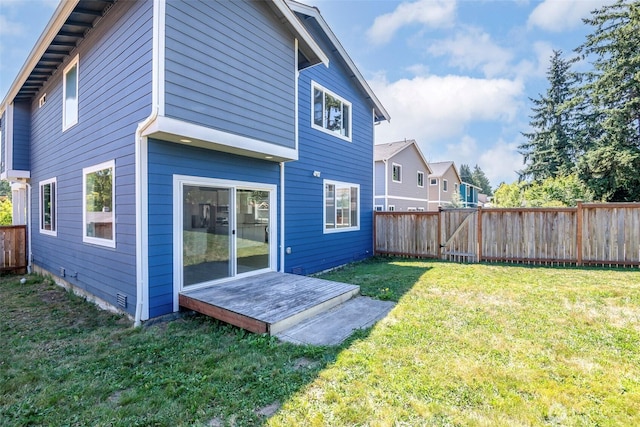 7830 A St, Tacoma, WA 98408 - rear view of property with a fenced backyard