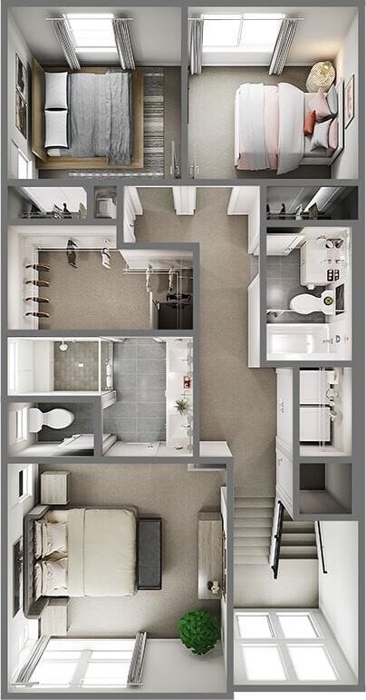 18805 99th Ct NE Unit E, Bothell, WA 98011 - view of floor plan / room layout