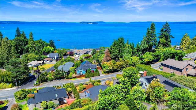 1418 W Mukilteo Blvd, Everett, WA 98203 - aerial perspective of suburban area with a large body of water