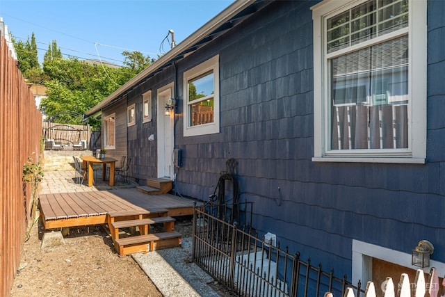 4506 46th Ave SW, Seattle, WA 98116 - view of side of property featuring a wooden deck