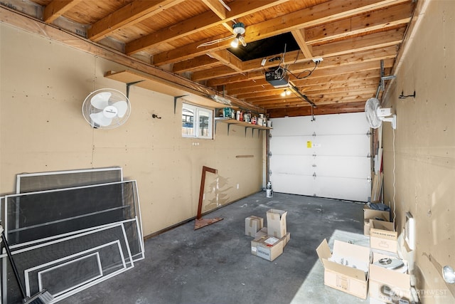 4506 46th Ave SW, Seattle, WA 98116 - garage featuring a garage door opener
