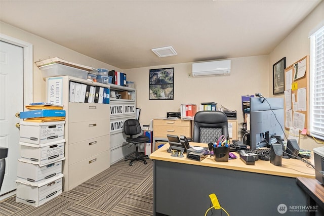 3302 W Tapps Dr E, Lake Tapps, WA 98391 - office area featuring a wall unit AC