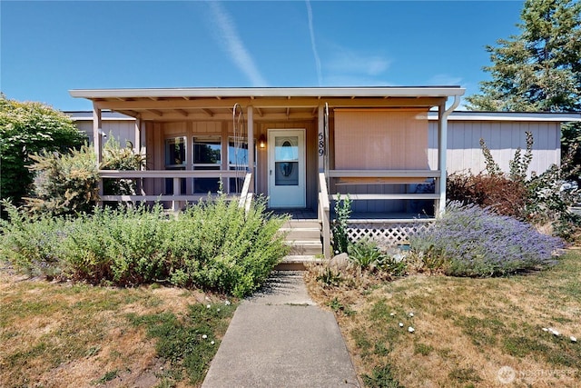589 Criscola Ave, College Place, WA 99324 - view of front facade featuring a porch