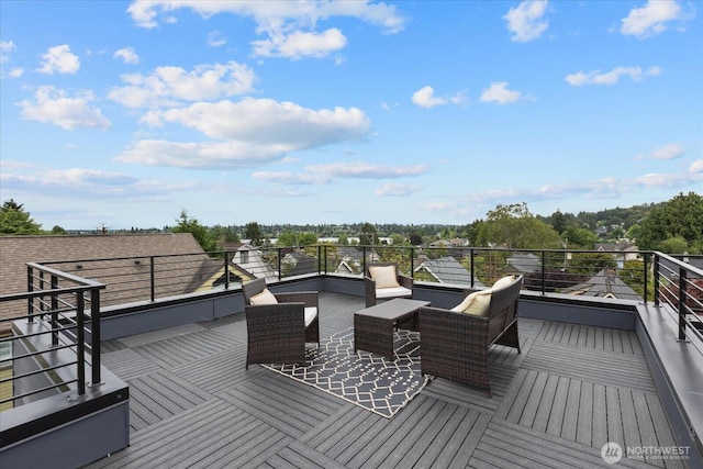 747 N 71st St, Seattle, WA 98103 - view of wooden deck