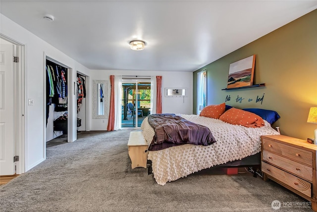 12310 Morris Rd SE, Yelm, WA 98597 - carpeted bedroom featuring access to exterior