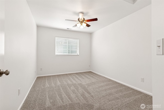 7022 Raptor Ave NE, Lacey, WA 98516 - carpeted spare room with a ceiling fan and baseboards