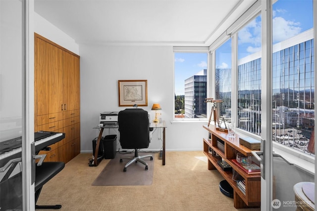 177 107th Ave NE Unit 1906, Bellevue, WA 98004 - office featuring a city view and carpet floors