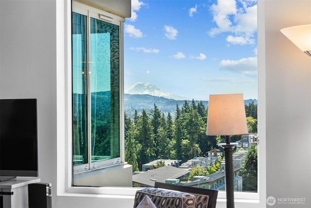 177 107th Ave NE Unit 1906, Bellevue, WA 98004 - balcony with a mountain view