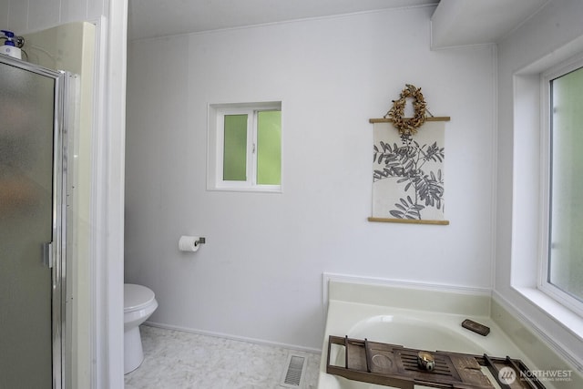 1729 154th St S, Spanaway, WA 98387 - full bathroom featuring healthy amount of natural light, a shower stall, and a bath